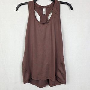 Yogalicious Brown Racerback Tank Small